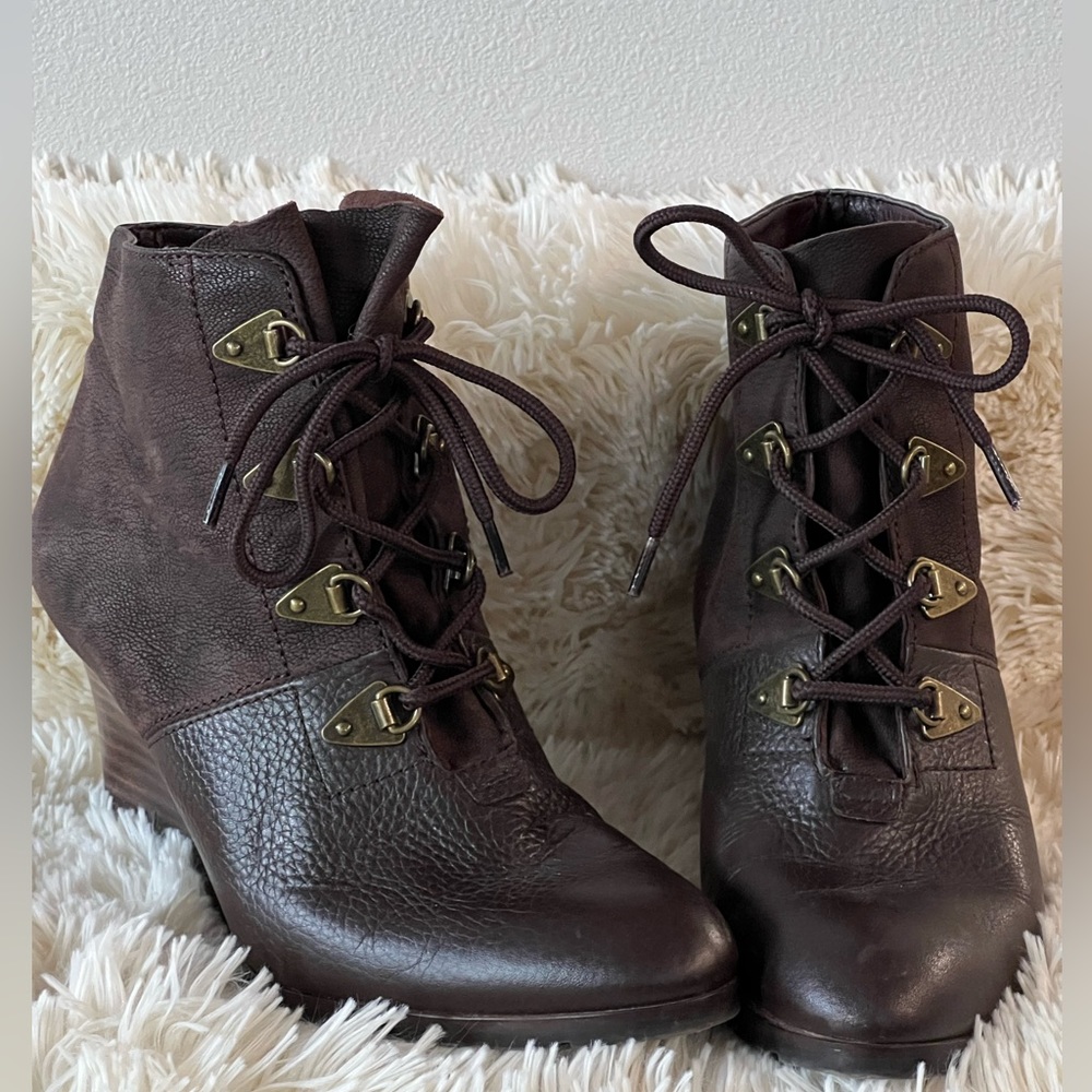Franco Sarto Wedge Bootie